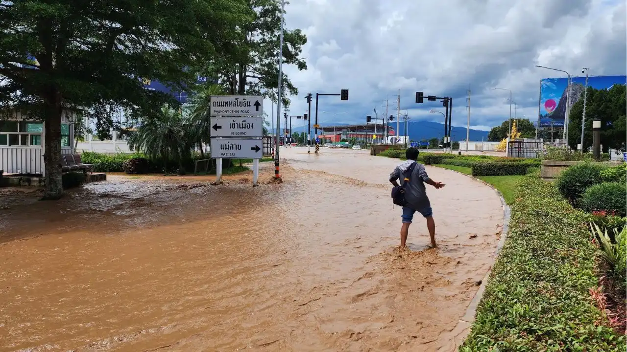 สถานการณ์กู้ภัยฉุกเฉิน น้ำท่วมตัวเมืองเชียงราย