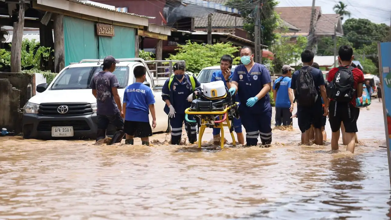 สถานการณ์กู้ภัยฉุกเฉิน น้ำท่วมตัวเมืองเชียงราย